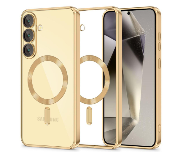 Tech-Protect Magflex Magsafe do Samsung Galaxy S25+ Shiny Gold - 1311928 - zdjęcie
